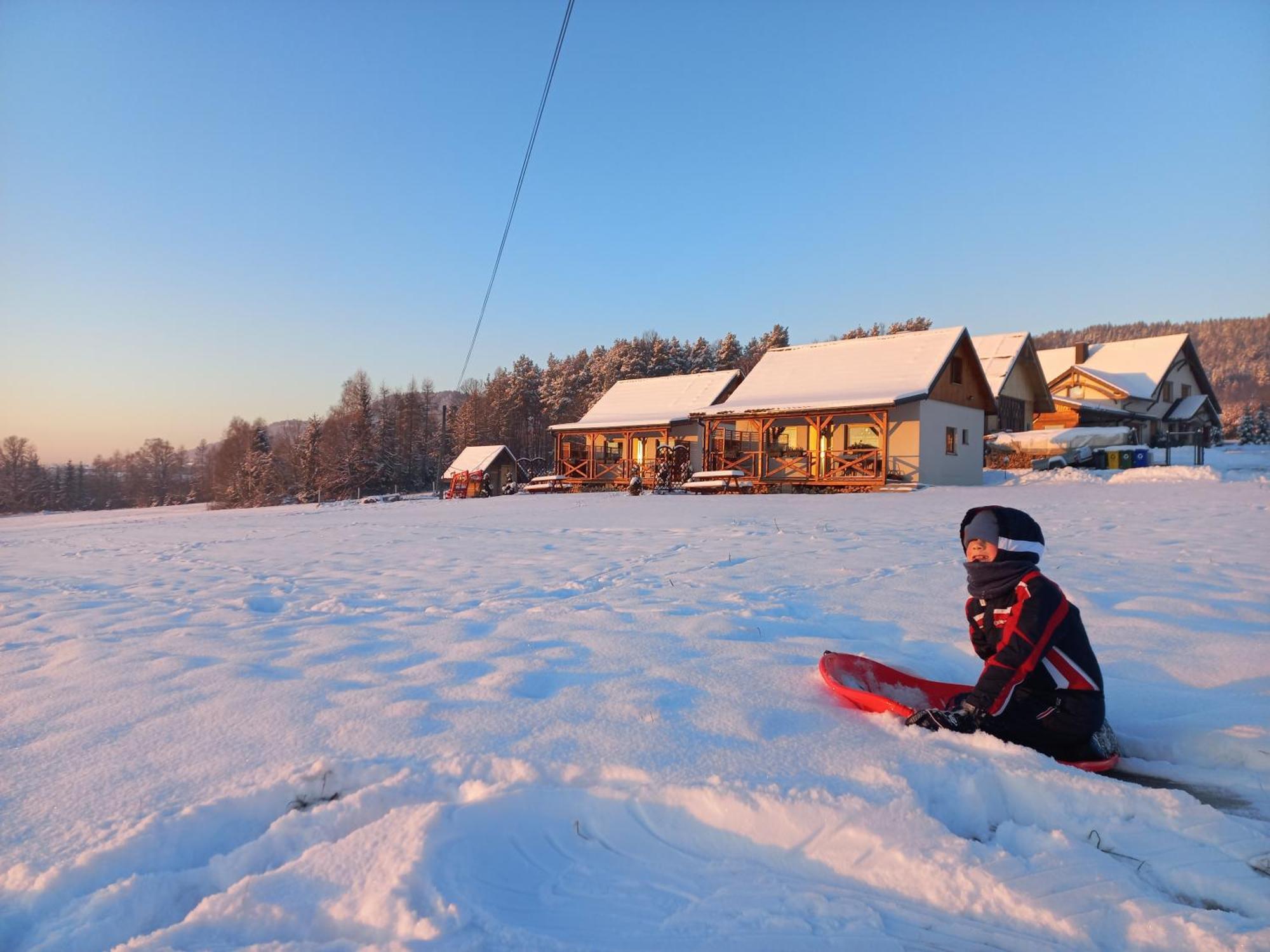 Komfortowe Domki Z Kominkiem Limanowa - Nowy Sacz Exterior foto